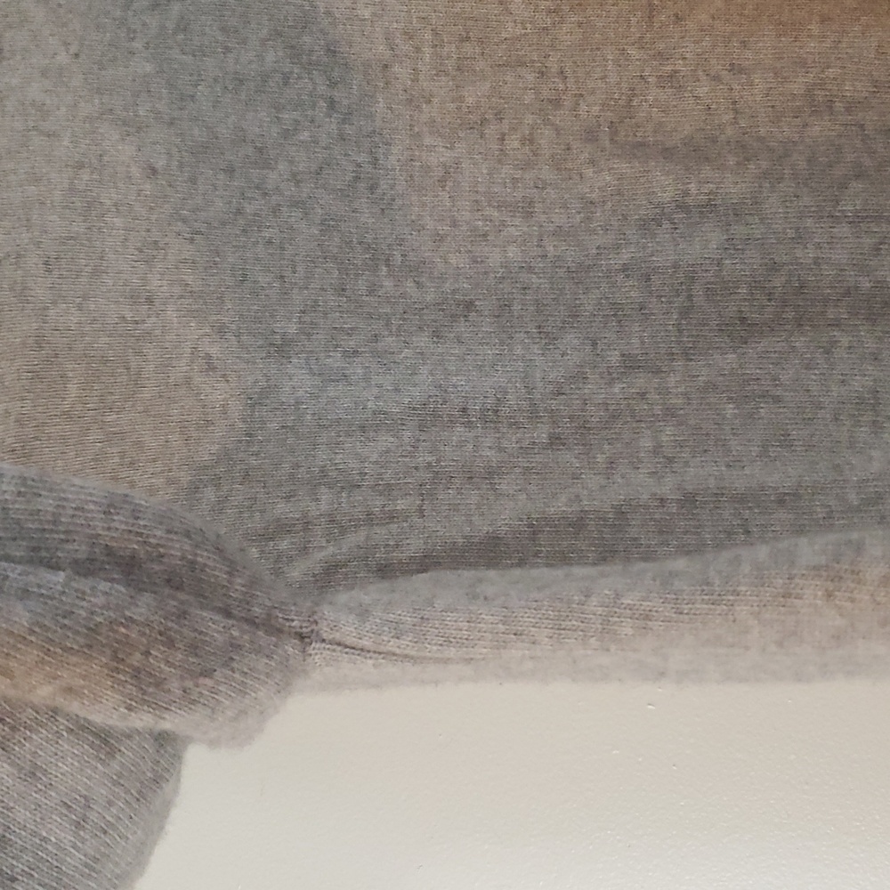 Benedetta B. Merino Wool Cashmere Blend Grey Scoopneck Sweater Size XL Polkadots - Picture 7 of 10